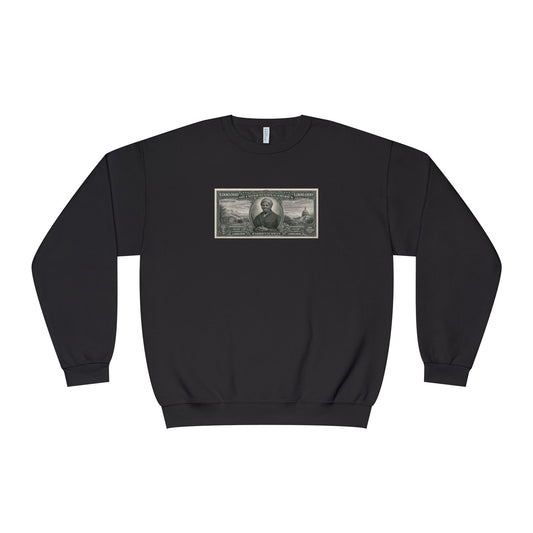 Harriet Tubman Million Dollar Bill Crewneck Sweatshirt