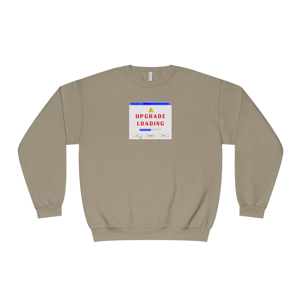 Upgrade Loading Retro Computer Crewneck Sweatshirt