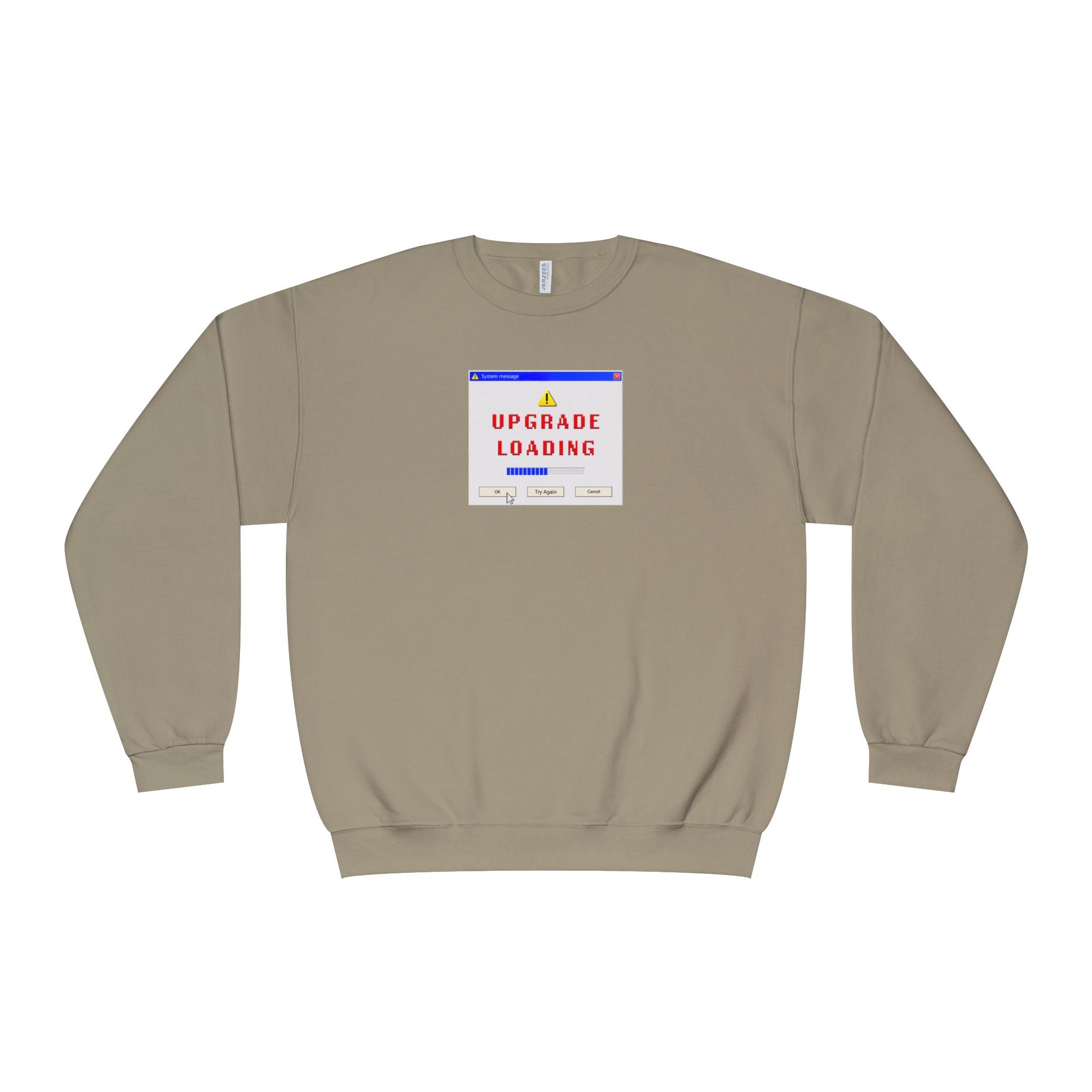Upgrade Loading Retro Computer Crewneck Sweatshirt