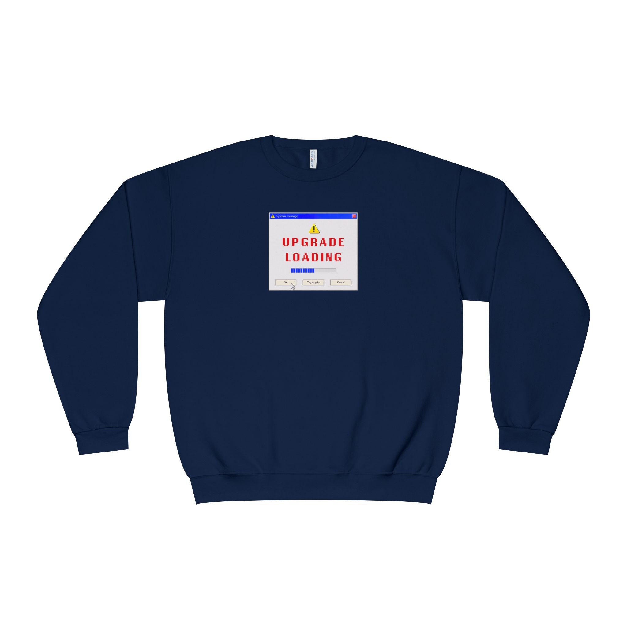 Upgrade Loading Retro Computer Crewneck Sweatshirt