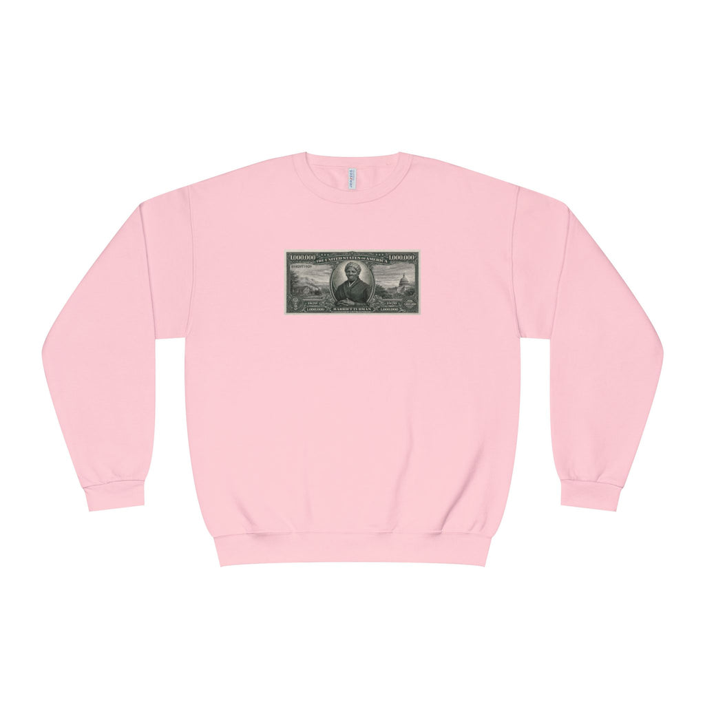 Harriet Tubman Million Dollar Bill Crewneck Sweatshirt