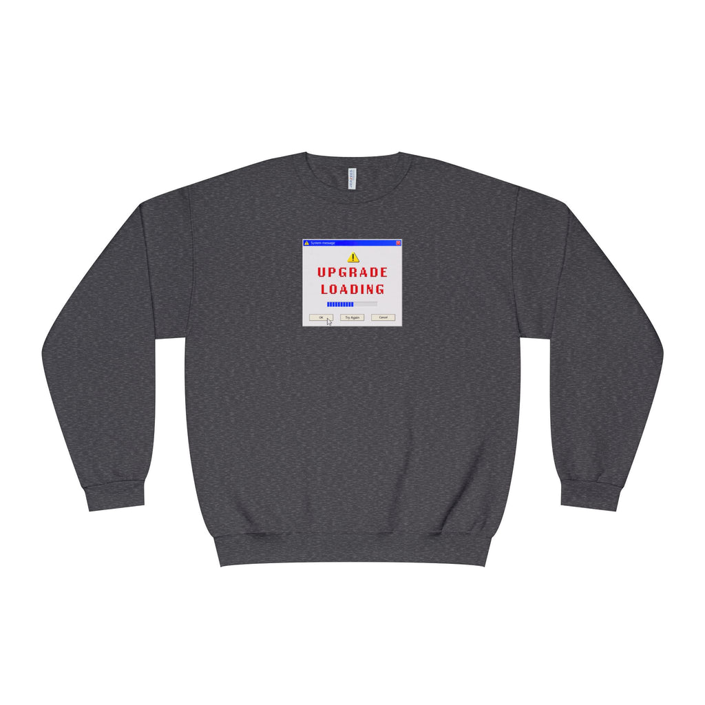 Upgrade Loading Retro Computer Crewneck Sweatshirt