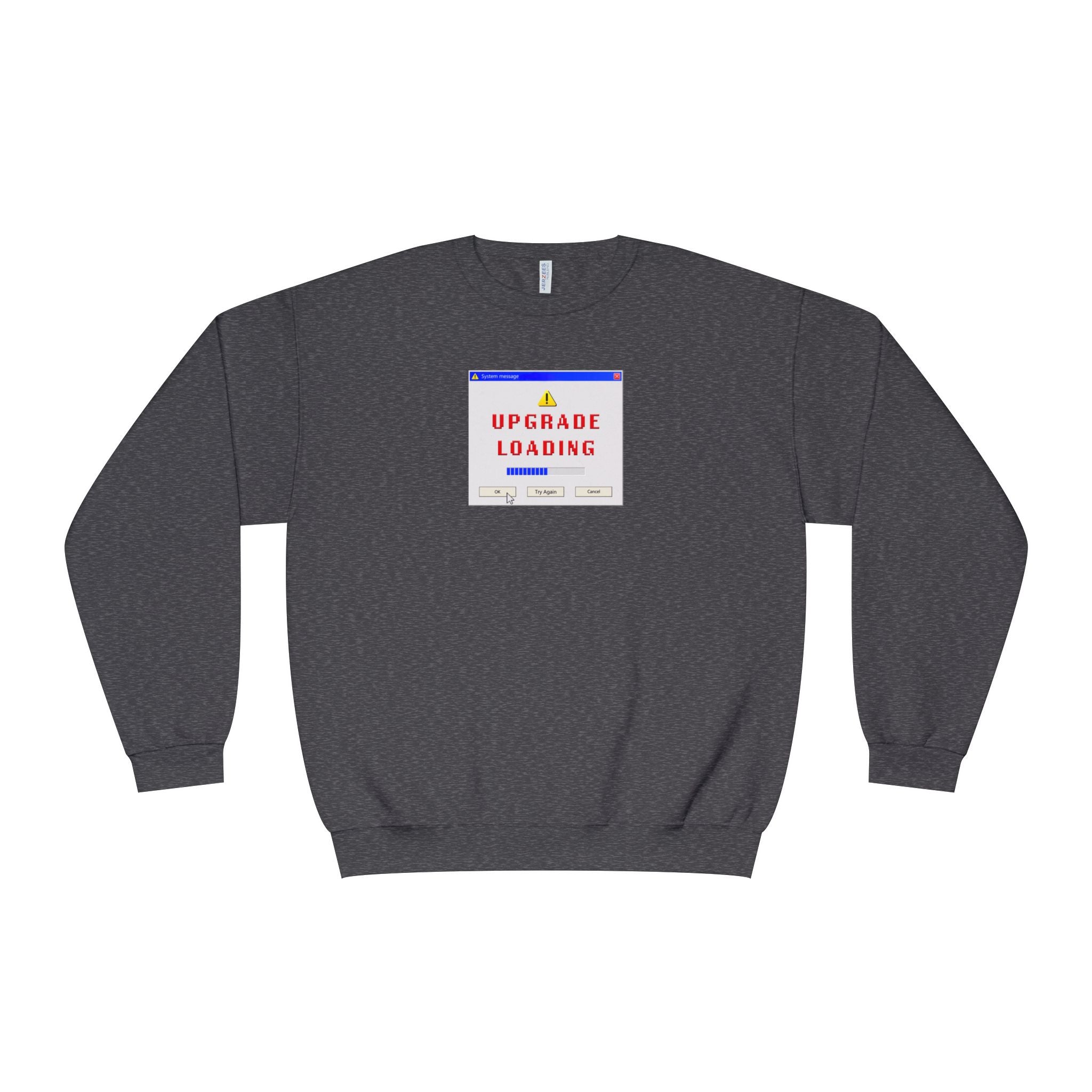 Upgrade Loading Retro Computer Crewneck Sweatshirt