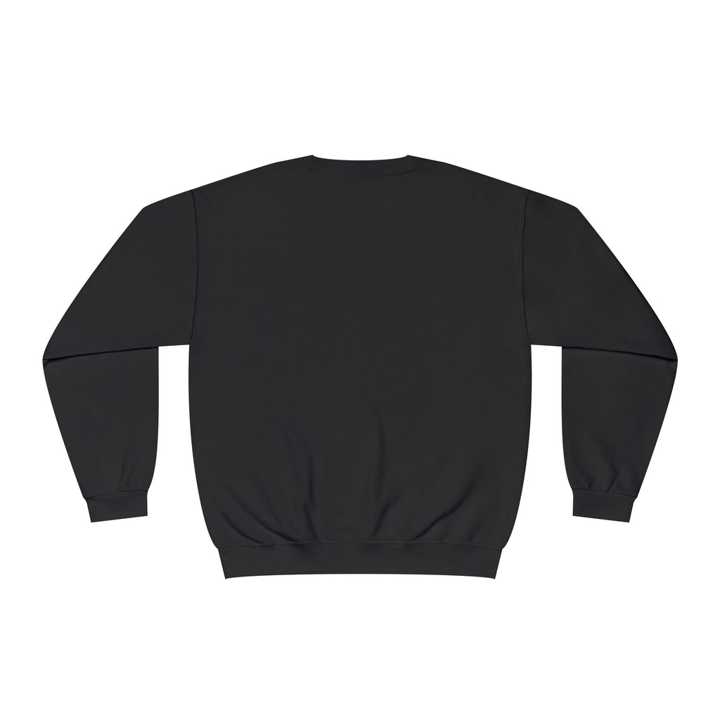 Prefer Black Crewneck Sweatshirt — Minimalist Quote Pullover